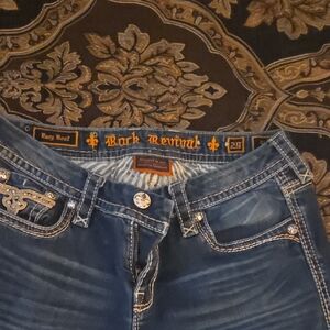 Rock Revival Dark Blue Boot Cut Jeans